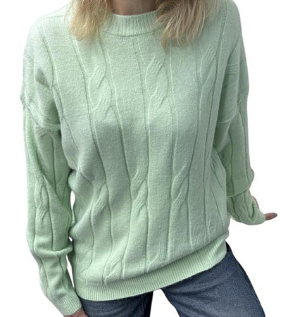Свитер Elena&Vika 25413 mint - делук