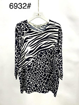 Свитер Yaoli 6932 black - делук