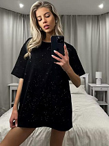 Футболка Levisha 26001 black - делук