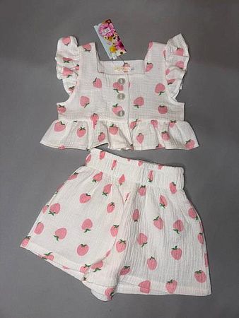 Костюм Bright Harmony 761 white-pink - делук