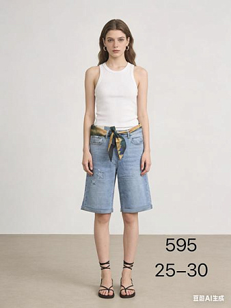 Шорты Newjeans 595 l.blue - делук