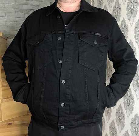 Куртка 2000 black (S-XL) - делук
