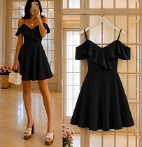 Платье Arina 3132 black - делук