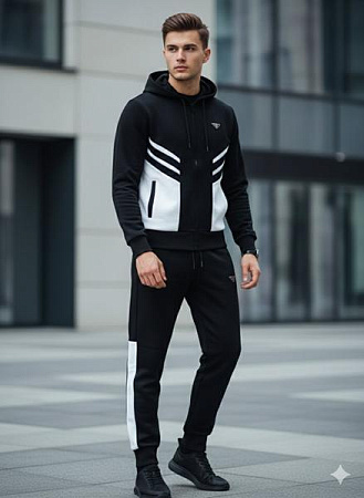 Костюм Спорт Moranny MR603 black - делук