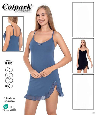 Ночнушка Trikotag 18250 black - делук