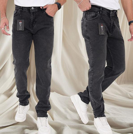 Джинсы Maxim Jeans 6644 d.grey - делук