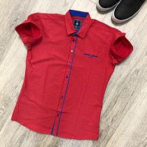 Рубашка R274 red - делук