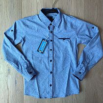 Рубашка No Brand 2138 l.blue - делук