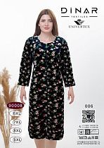 Халат Annet DO9008-6 black - делук