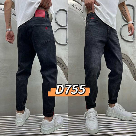 Джинсы Baron Jeans D755 d.grey - делук