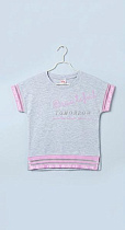 Футболка Dino D1493 l.grey-pink - делук