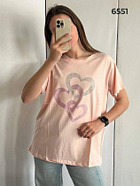 Футболка Fsn 6551 peach - делук