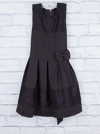Платье P22 black - делук