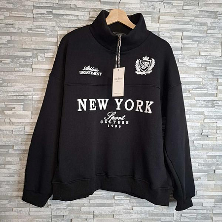 Худи Newe N1402-0 black - делук