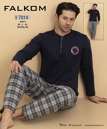 Пижама Trikotag 7014 black - делук