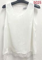 Майка Lida 5025 white - делук