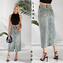Юбка Liana Denim 436 grey - делук