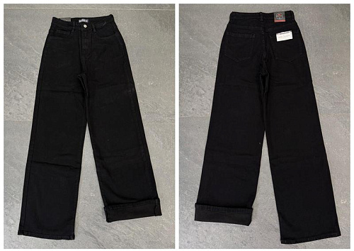 Джинсы Lili W385-6 black - делук