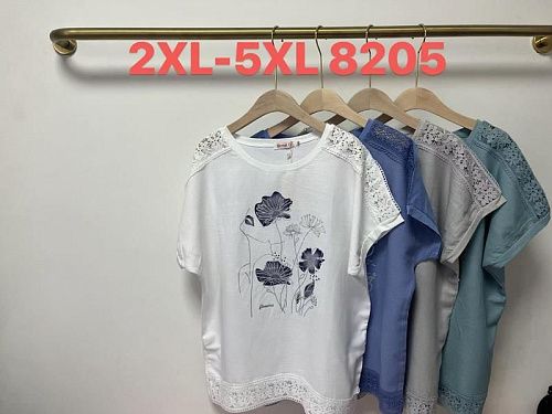 Футболка Desselil 8205 white - делук