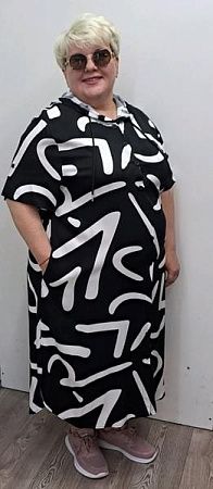 Платье Romeo Life 7387 black - делук