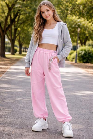 Штаны Спорт Meloria CK125 pink - делук