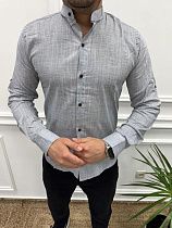 Рубашка Nik 56183 l.grey - делук