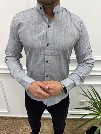 Рубашка Nik 56183 l.grey - делук