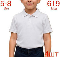 Футболка Надийка ND1730-619 white - делук