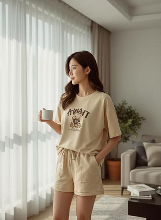 Костюм Katty 1087 beige - делук