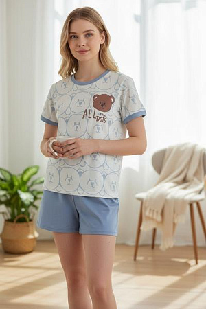 Пижама Trikotag T427 l.blue - делук