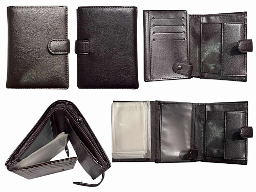 Кошелек Trendshop 63-V302-3 d.brown - делук