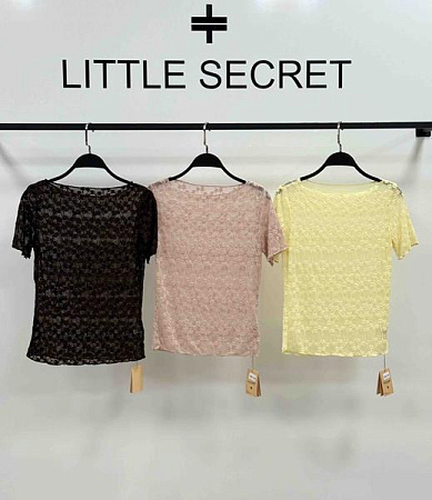 Футболка Little Secret 666-1 brown - делук