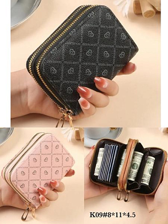 Кошелек Fashion Bag K09 black - делук