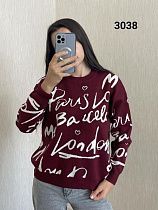 Свитер Fsn 3038-1 wine - делук
