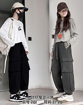 Штаны Спорт Farbique A261 grey - делук