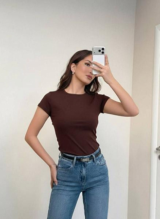 Футболка Arina 5148 brown - делук