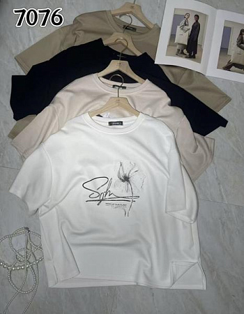 Футболка Style Nadezhda 7076 white - делук