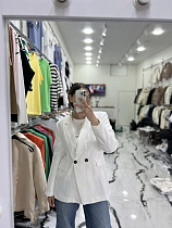 Пиджак Nefertiti NF144 white - делук