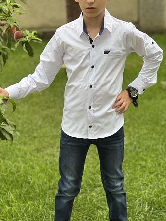 Рубашка Nik 56147 white - делук