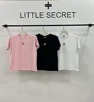 Футболка Little Secret 021 black - делук