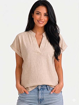 Футболка Levisha 26007 beige - делук
