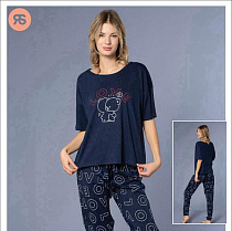 Пижама Trikotag 6933 navy - делук