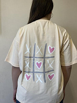 Футболка Moda School M522 beige - делук