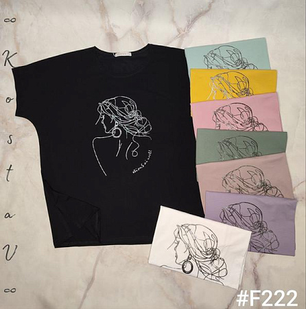 Футболка Kosta F222 mix - делук