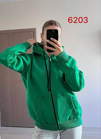 Кофта Спорт Fsn 6203 green - делук