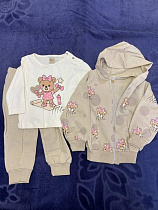 Костюм Спорт Baby Boom BB87 beige - делук