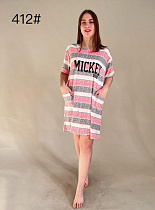 Ночнушка Anion 412 pink - делук