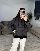 Кофта Спорт S.Style 621 d.grey - делук