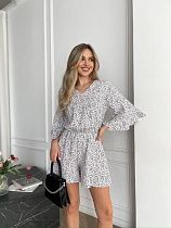 Комбинезон Arina 7046 white - делук
