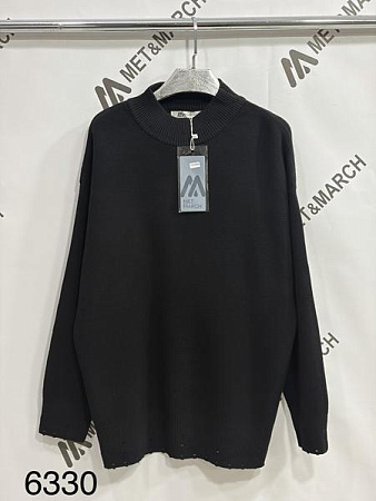 Свитер Met&March 6330-1 black - делук